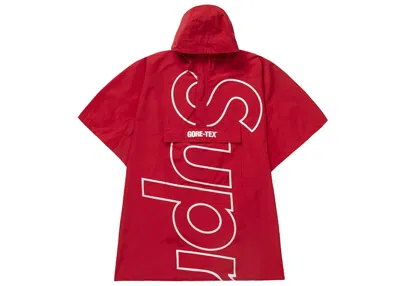 Pre-owned Supreme Men's  Goretex Poncho In Red