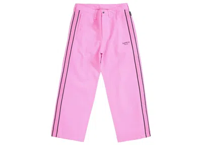 Pre-owned Supreme Men's  Goretex Stripe Pant In Fluorescent Pink