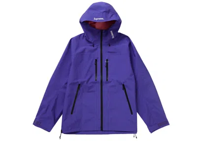 Pre-owned Supreme Men's  Goretex Taped Seam Shell Jacket In Purple