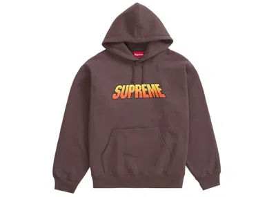 Pre-owned Supreme Men's  Gradient Hooded Sweatshirt In Brown