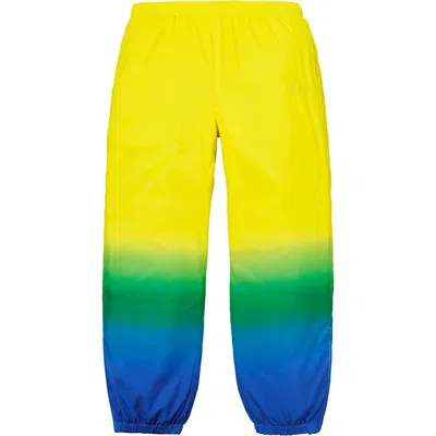 Pre-owned Supreme Men's  Gradient Track Pant In Yellow