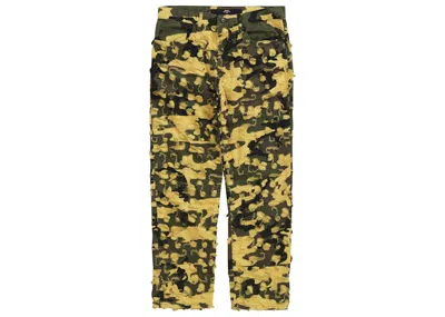 Pre-owned Supreme Men's  Griffin 5pocket Jean In Yellow Camo