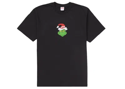 Pre-owned Supreme Men's  Grinch Tee Shirt In Black