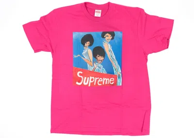 Pre-owned Supreme Men's  Group Tee Shirt In Dark Pink