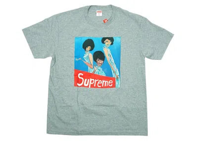Pre-owned Supreme Men's  Group Tee Shirt In Heather Grey
