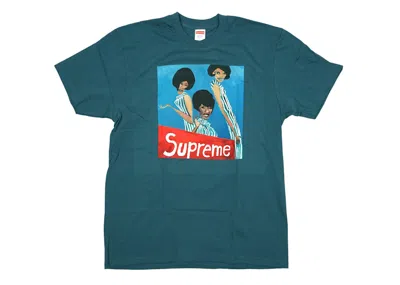 Pre-owned Supreme Men's  Group Tee Shirt In Slate In Gray