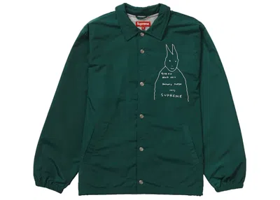 Pre-owned Supreme Men's  Gummo Coaches Jacket In Dark Green