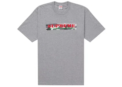 Pre-owned Supreme Men's  Hardcore Tee Shirt In Heather Grey