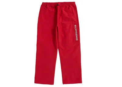 Pre-owned Supreme Men's  Heavy Nylon Pant In Red