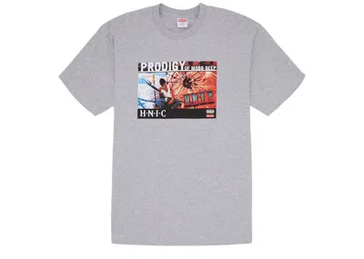 Pre-owned Supreme Men's  Hnic Tee Shirt In Heather Grey In Gray