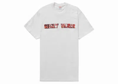 Pre-owned Supreme Men's  Holy War Tee Shirt In White