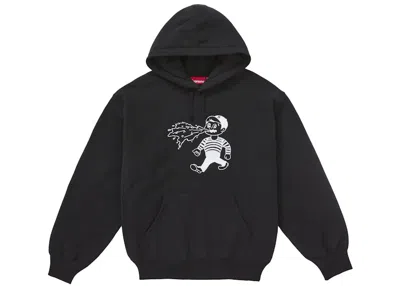 Pre-owned Supreme Men's  Homerun Hooded Sweatshirt In Black