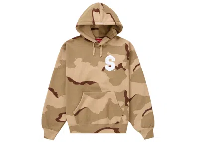 Pre-owned Supreme Men's  $ Hooded Sweatshirt In Desert Camo