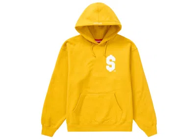 Pre-owned Supreme Men's  $ Hooded Sweatshirt In Gold