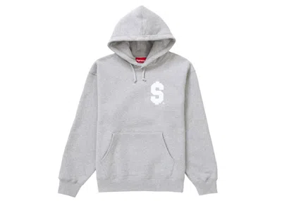 Pre-owned Supreme Men's  $ Hooded Sweatshirt In Heather Grey