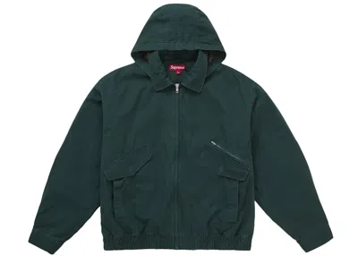 Pre-owned Supreme Men's  Hooded Utility Jacket In Dark Green