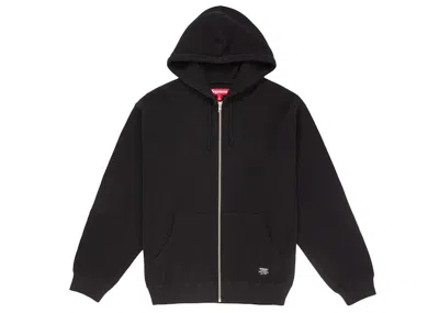 Pre-owned Supreme Men's  Hooded Zip Up Thermal (ss25) In Black