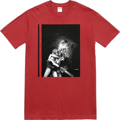 Pre-owned Supreme Men's  Horror Tee Shirt In Brick