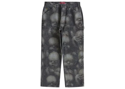 Pre-owned Supreme Men's  H.r. Giger Double Knee Jean In Reverse Indigo In Purple