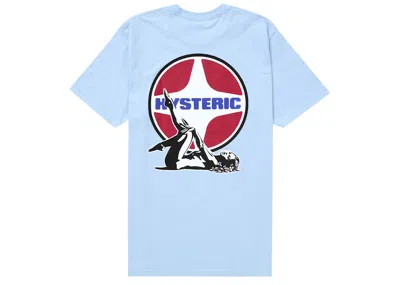 Pre-owned Supreme Men's  Hysteric Glamour Pin Up Tee Shirt In Light Blue