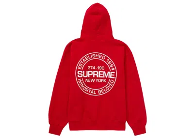 Pre-owned Supreme Men's  Immortal Hooded Sweatshirt In Red