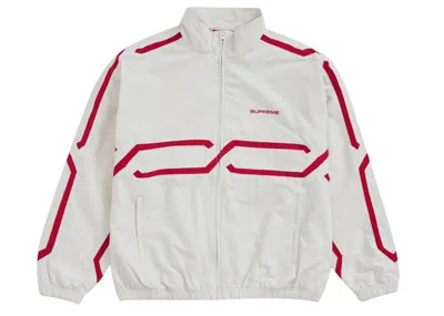 Pre-owned Supreme Men's  Inset Link Track Jacket In Light Grey