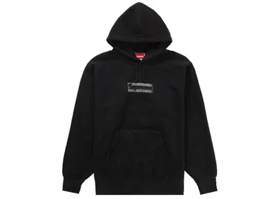 Pre-owned Supreme Men's  Inside Out Box Logo Hooded Sweatshirt In Black