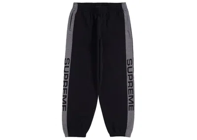 Pre-owned Supreme Men's  Jacquard Stripe Sweatpant In Black