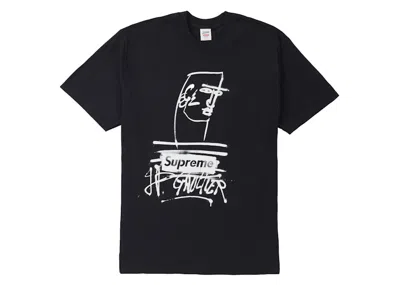 Pre-owned Supreme Men's  Jean Paul Gaultier Tee Shirt In Black