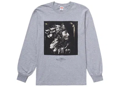 Pre-owned Supreme Men's  Joelpeter Witkin Harvest Long Sleeve Tee Shirt In Heather Grey