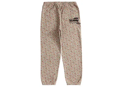 Pre-owned Supreme Men's  Junya Watanabe Cdg Man Sweatpant In Pink Flowers
