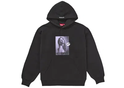 Pre-owned Supreme Men's  Kate Moss Hooded Sweatshirt In Black