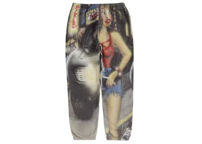 Pre-owned Supreme Men's  Lady Pink Sweatpant In Multi