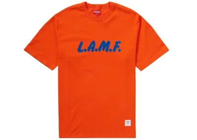 Pre-owned Supreme Men's  Lamf Short Sleeve Top In Orange