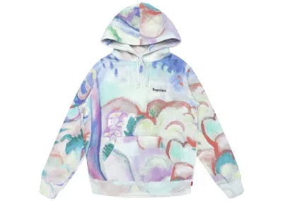 Pre-owned Supreme Men's  Landscape Hooded Sweatshirt