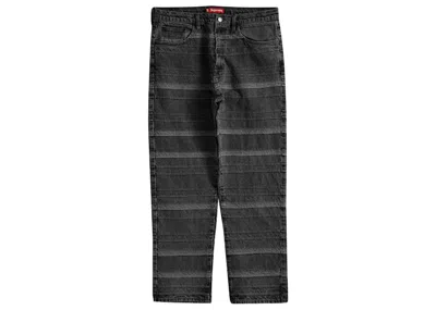 Pre-owned Supreme Men's  Layered Jean In Black