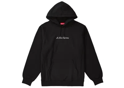 Pre-owned Supreme Men's  Le Luxe Hooded Sweatshirt In Black