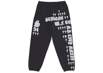 Pre-owned Supreme Men's  League Champs Sweatpant In Black
