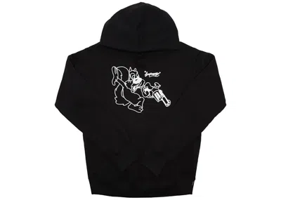 Pre-owned Supreme Men's  Lee Hooded Sweatshirt In Black