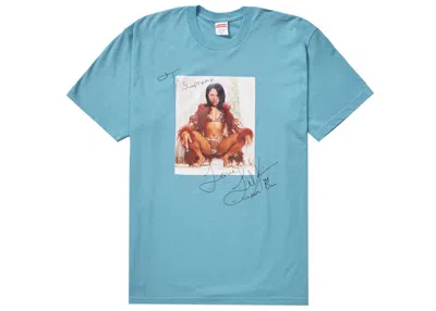 Pre-owned Supreme Men's  Lil Kim Tee Shirt In Light Slate In Gray