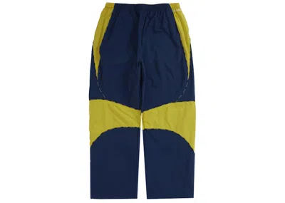 Pre-owned Supreme Men's  Logo Piping Track Pant In Navy Blue