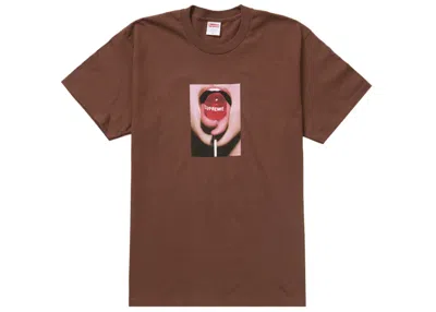 Pre-owned Supreme Men's  Lollipop Tee Shirt In Brown