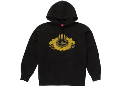 Pre-owned Supreme Men's  Love Or Hate Hooded Sweatshirt In Black