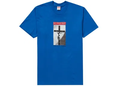Pre-owned Supreme Men's  Loved By The Children Tee Shirt In Royal