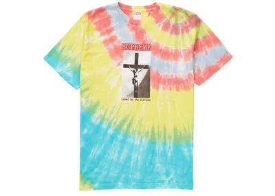 Pre-owned Supreme Men's  Loved By The Children Tee Shirt In Tie Dye