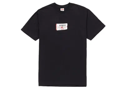 Pre-owned Supreme Men's  Luden's Tee Shirt In Black