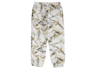 Pre-owned Supreme Men's  Marble Track Pant In White