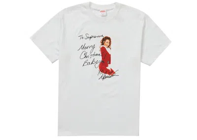 Pre-owned Supreme Men's  Mariah Carey Tee Shirt In White