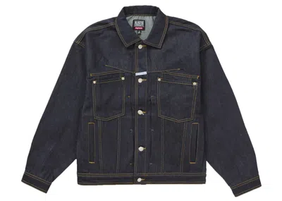 Pre-owned Supreme Men's  Marithé + François Girbaud Xseam Denim Trucker Jacket In Dark Indigo