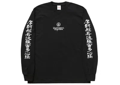 Pre-owned Supreme Men's  Means Long Sleeve Tee Shirt In Black